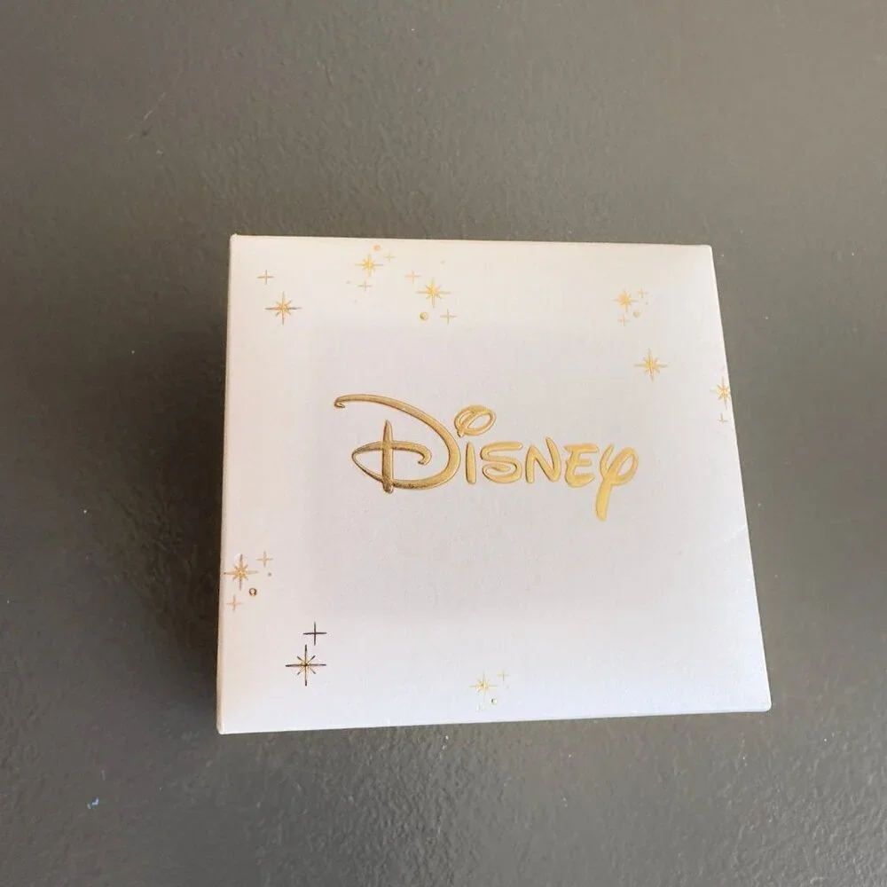 Disney Bowtiful Minnie Mouse Necklace Fine Silver Plated Bow Gold Tone - Picture 2 of 9